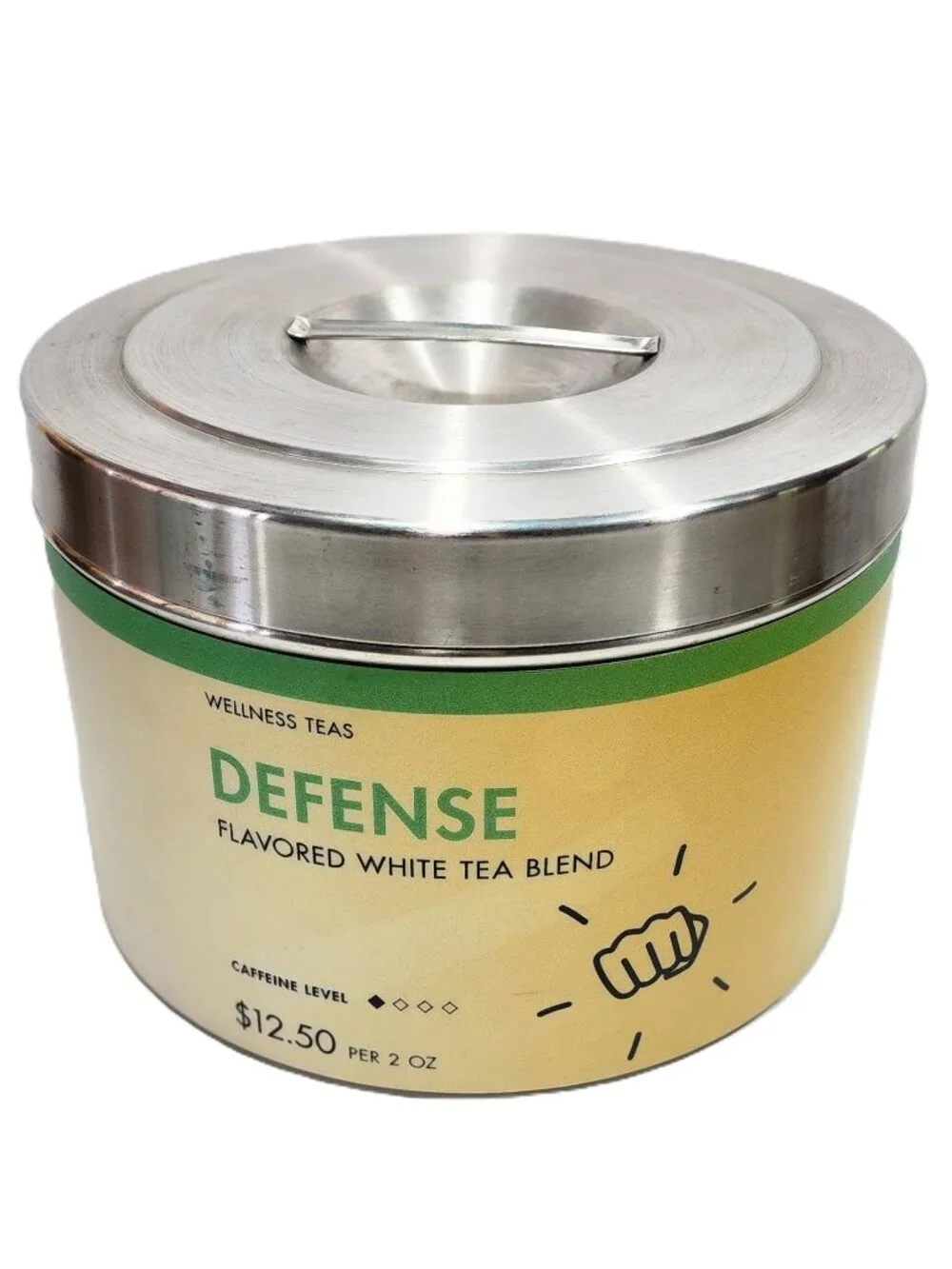 Teavana Defense Wall Store Display Collectible Canister Tin RARE DISC